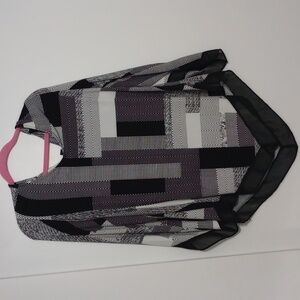 Alfani Black and White Shirt for women